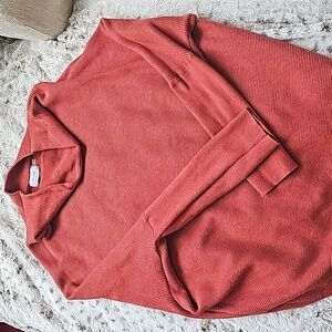 Maternity rust color sweater